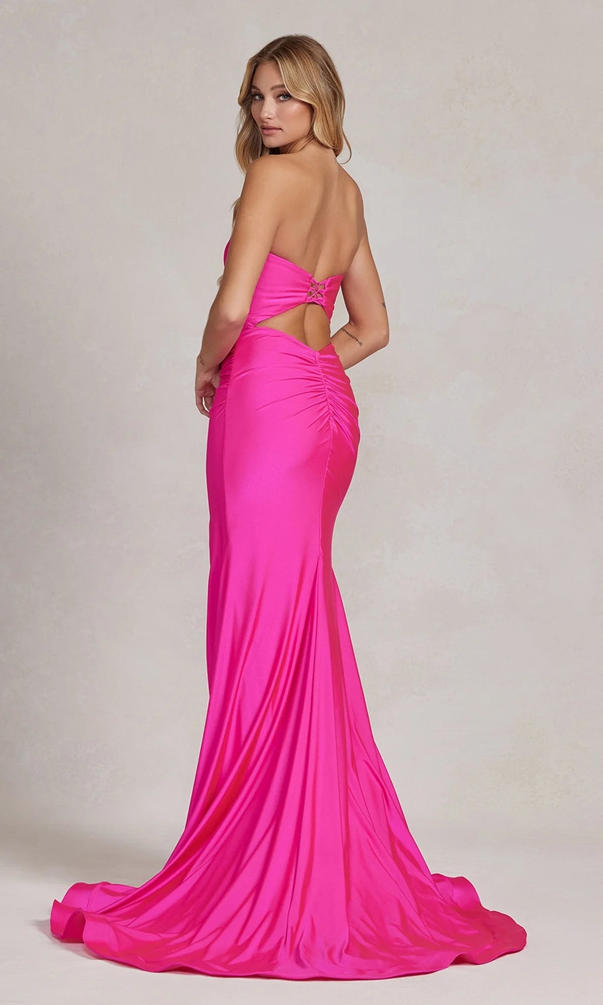 Tight Long Sweetheart Strapless Formal Dress